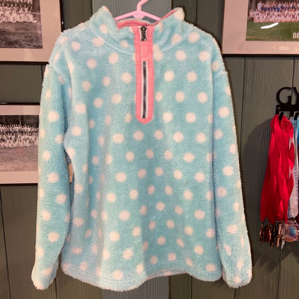 Girls Mini Boden Fleece Pullover
